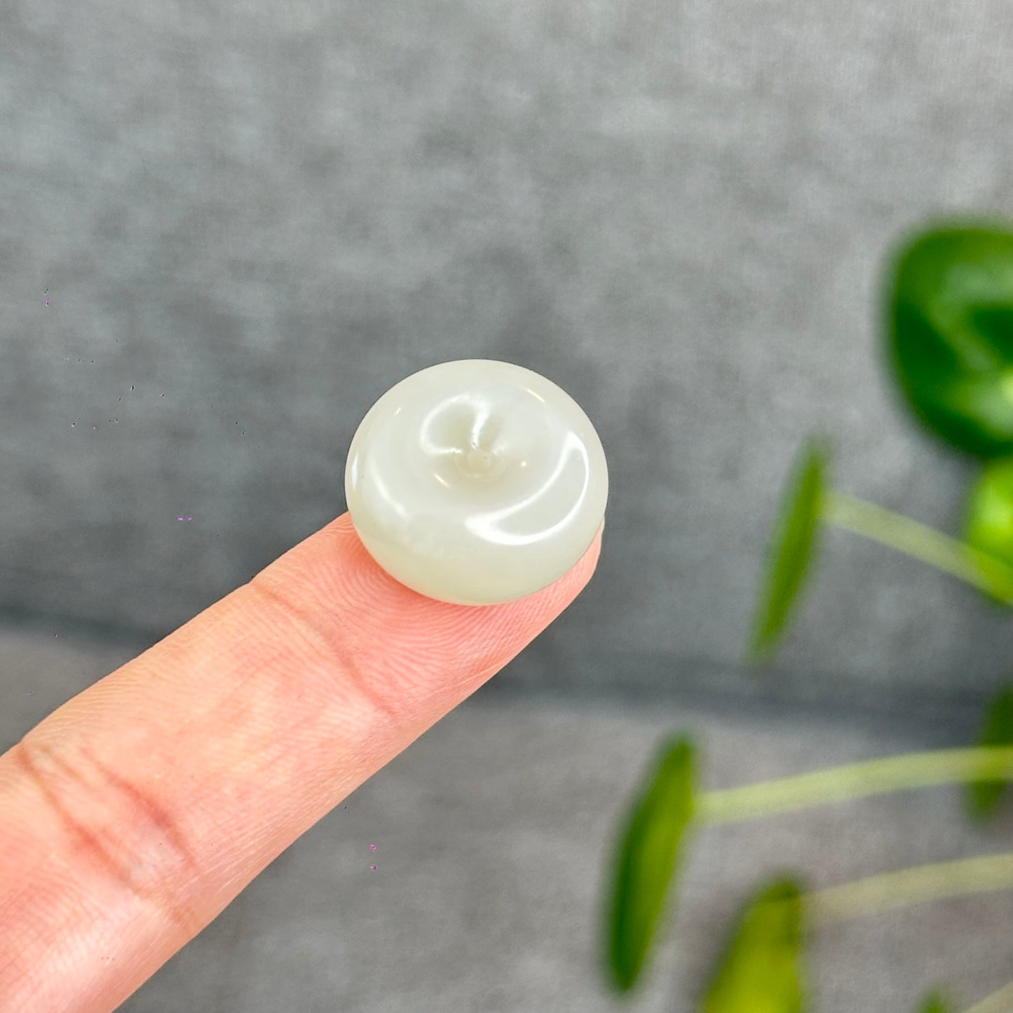 Natural Lotus Root Hetian Nephrite Jade Donut