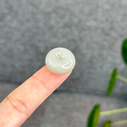 Natural Lotus Root Hetian Nephrite Jade Donut