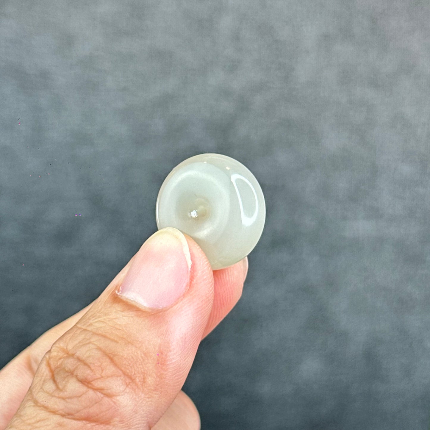 Natural Lotus Root Hetian Nephrite Jade Donut
