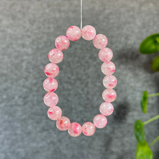 Natural Rhodonite Bracelet Size 11.5 mm