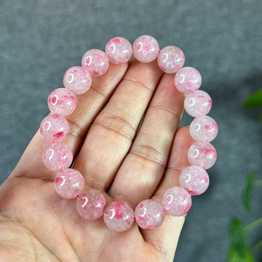 Natural Rhodonite Bracelet Size 11.5 mm