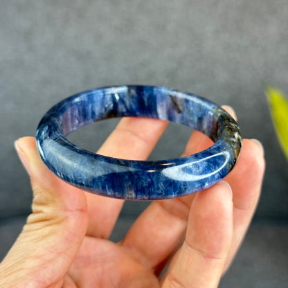 Natural Blue Kyanite VIP Banlge size 55 mm