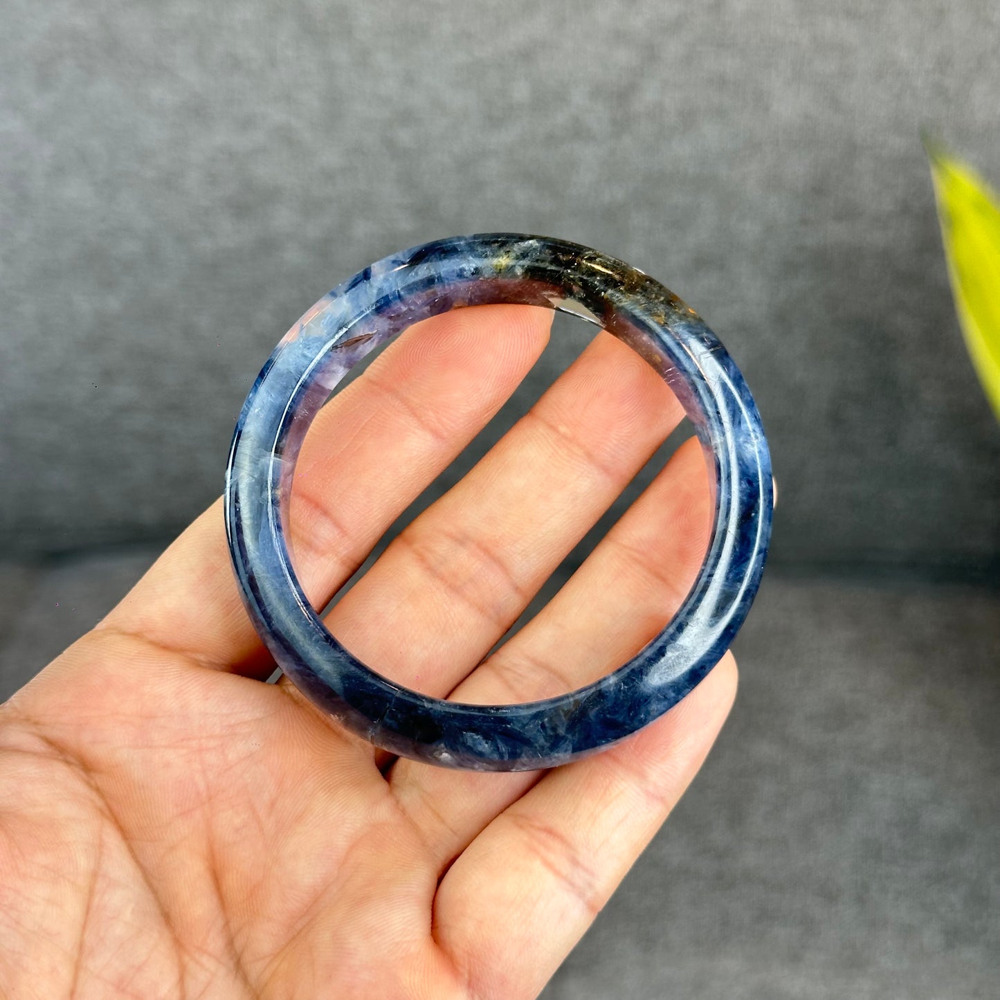 Natural Blue Kyanite VIP Banlge size 55 mm