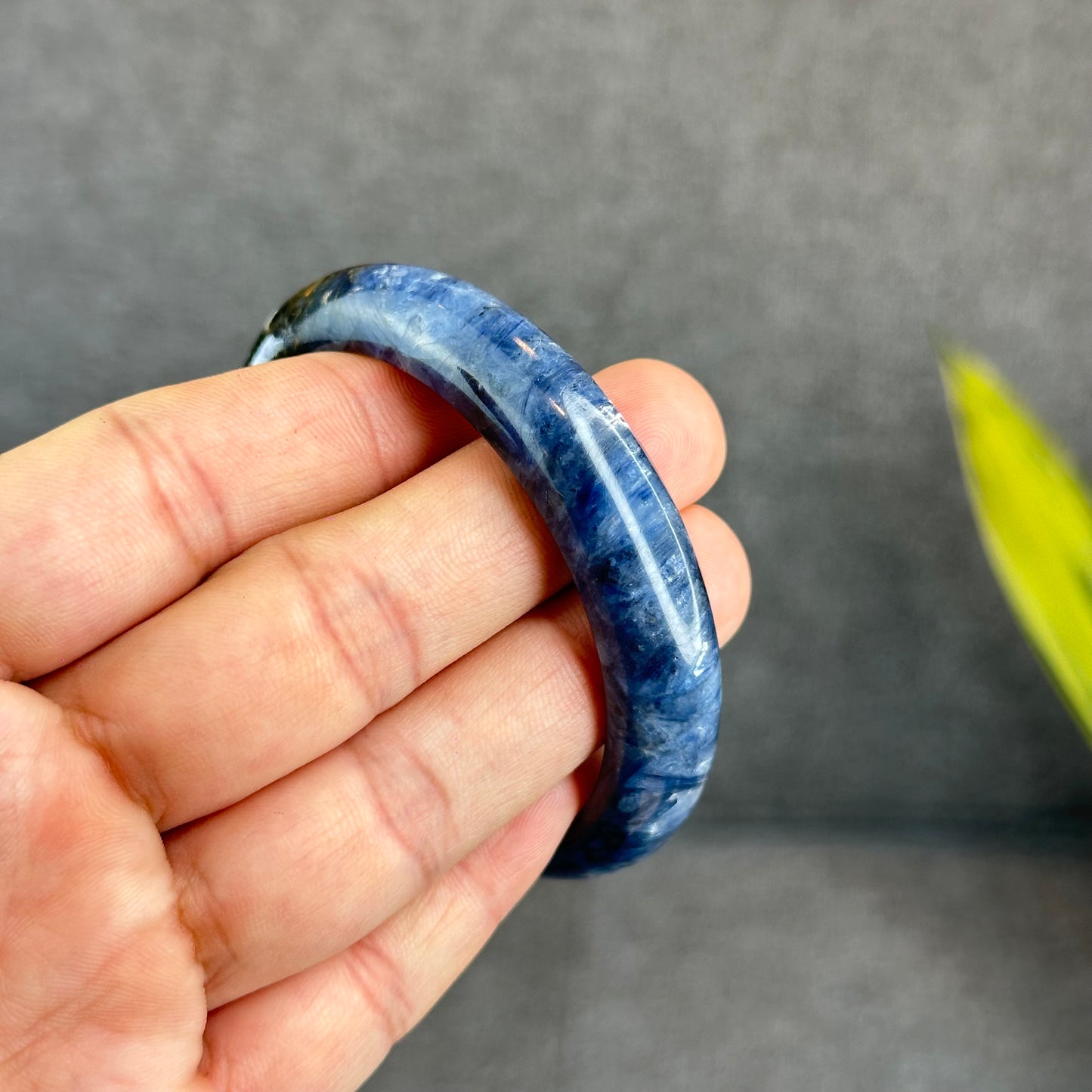 Natural Blue Kyanite VIP Banlge size 55 mm