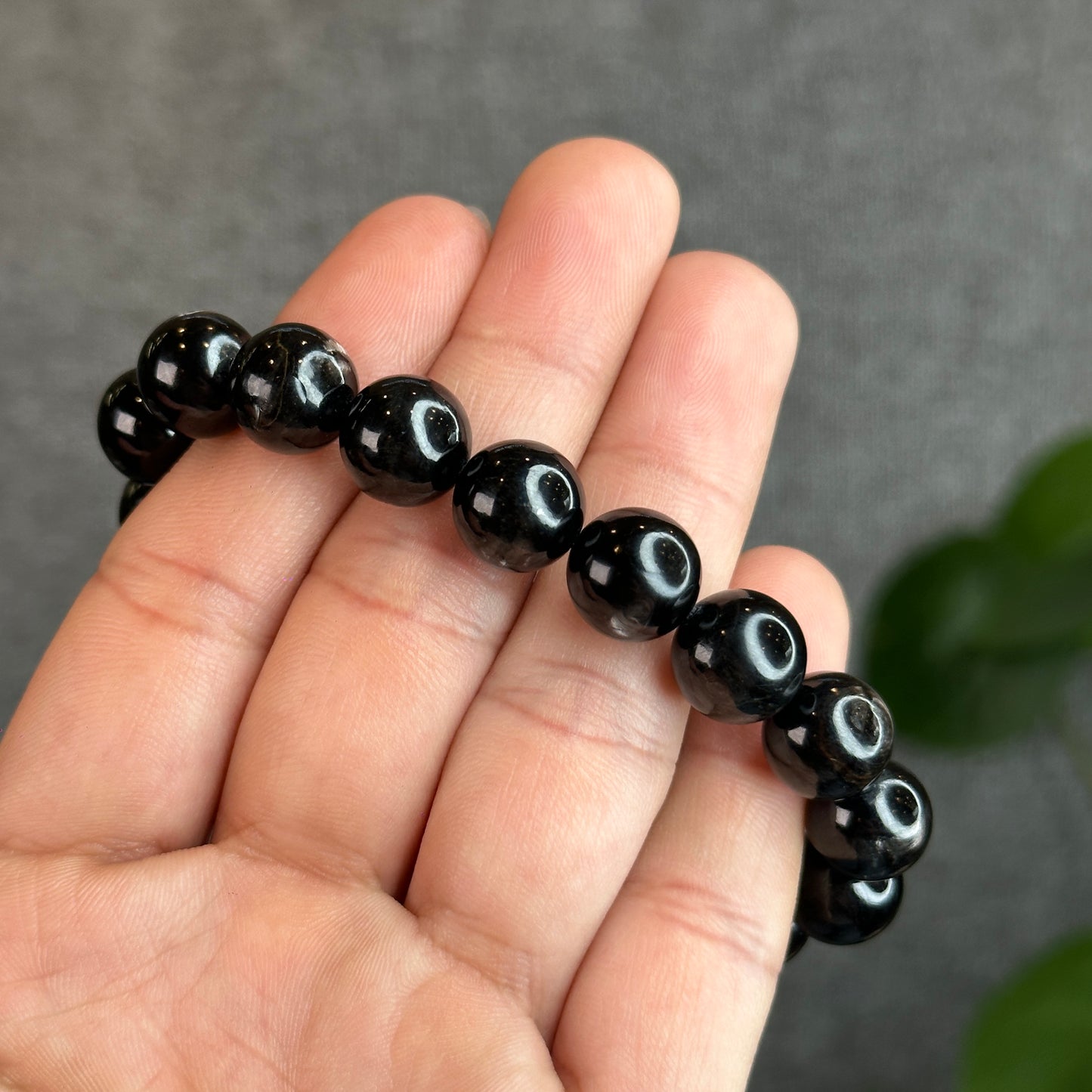 Hypersthene Bracelet Size 10 mm