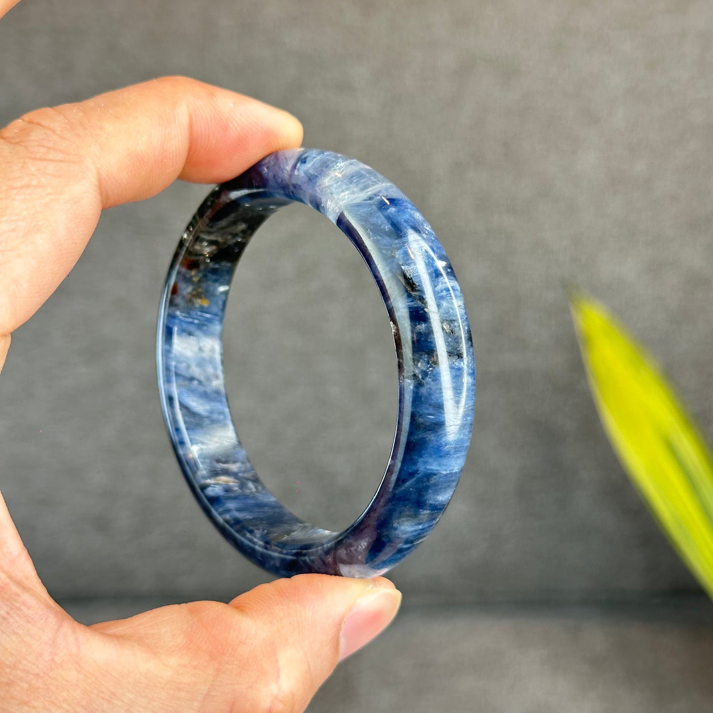 Natural Blue Kyanite VIP Banlge size 55 mm