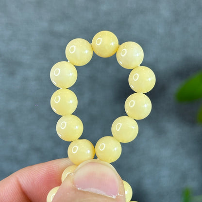 Bracelet Aragonite Jaune Taille 8 mm