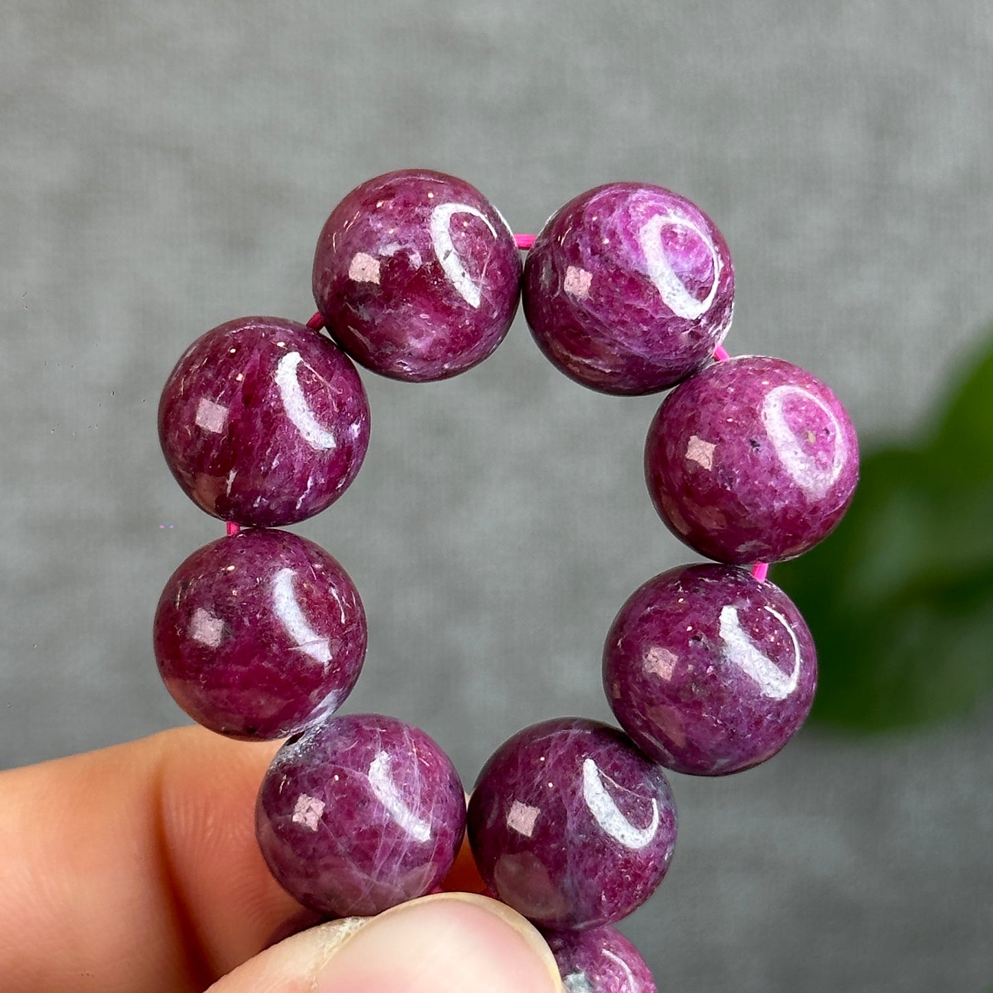 Star Ruby Bracelet Size 12.5 mm