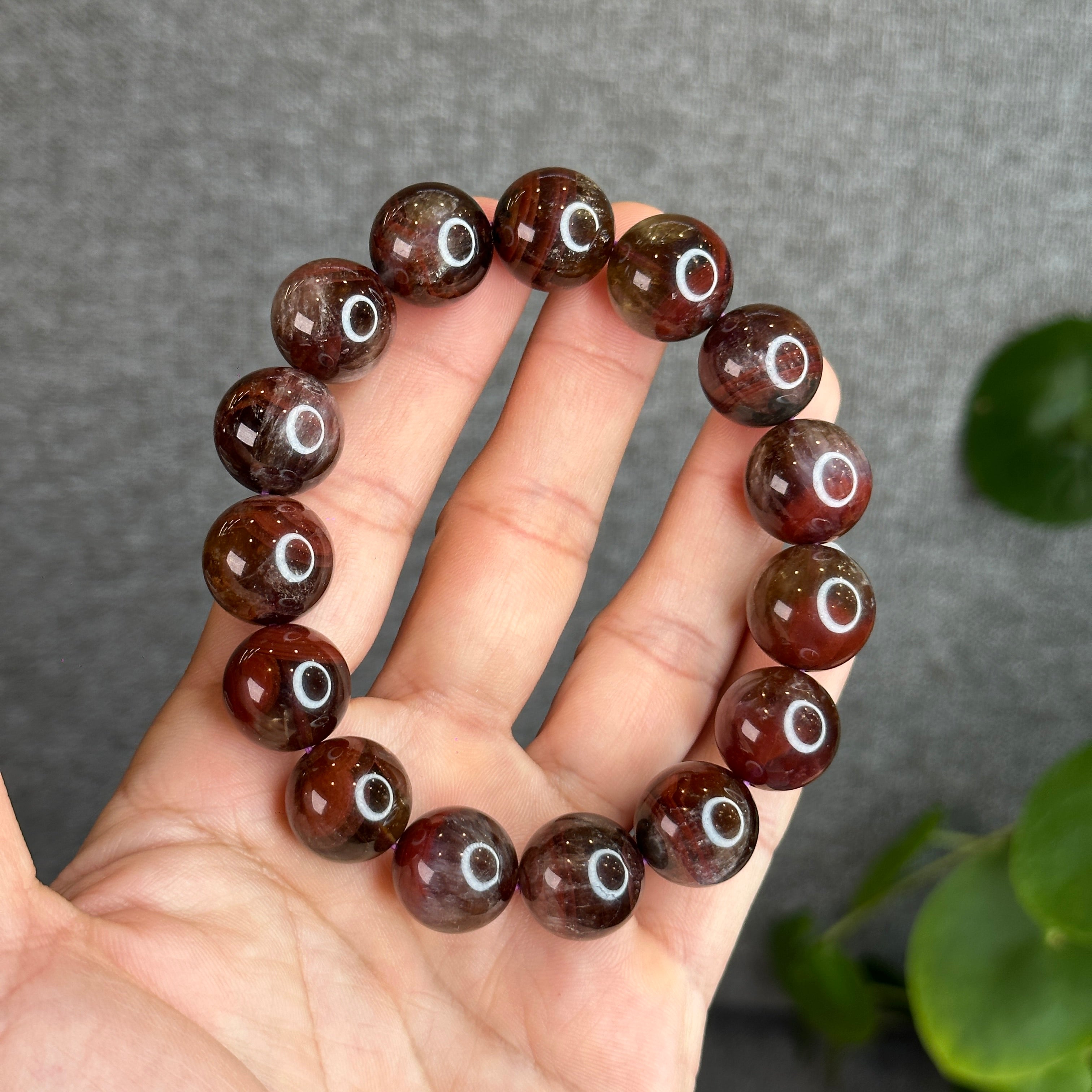 Auralite 23 Royal Collection 14mm Crystal 2024 Bead Bracelet! Rare Quartz High Energy Stone! Metaphysical! Authentic! Canada!