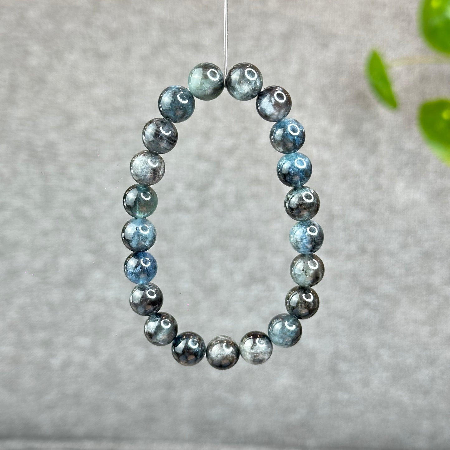 Natural Midnight Aquamarine VIP Bracelet Size 9 mm