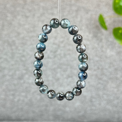 Natural Midnight Aquamarine VIP Bracelet Size 9 mm