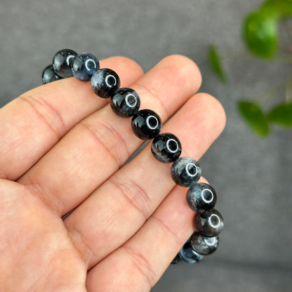 Natural Midnight Aquamarine VIP Bracelet Size 9 mm