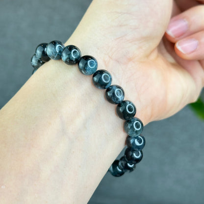 Natural Midnight Aquamarine VIP Bracelet Size 9 mm