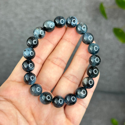Natural Midnight Aquamarine VIP Bracelet Size 11 mm