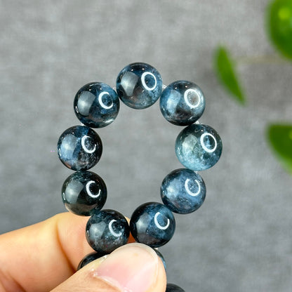 Natural Midnight Aquamarine VIP Bracelet Size 11 mm