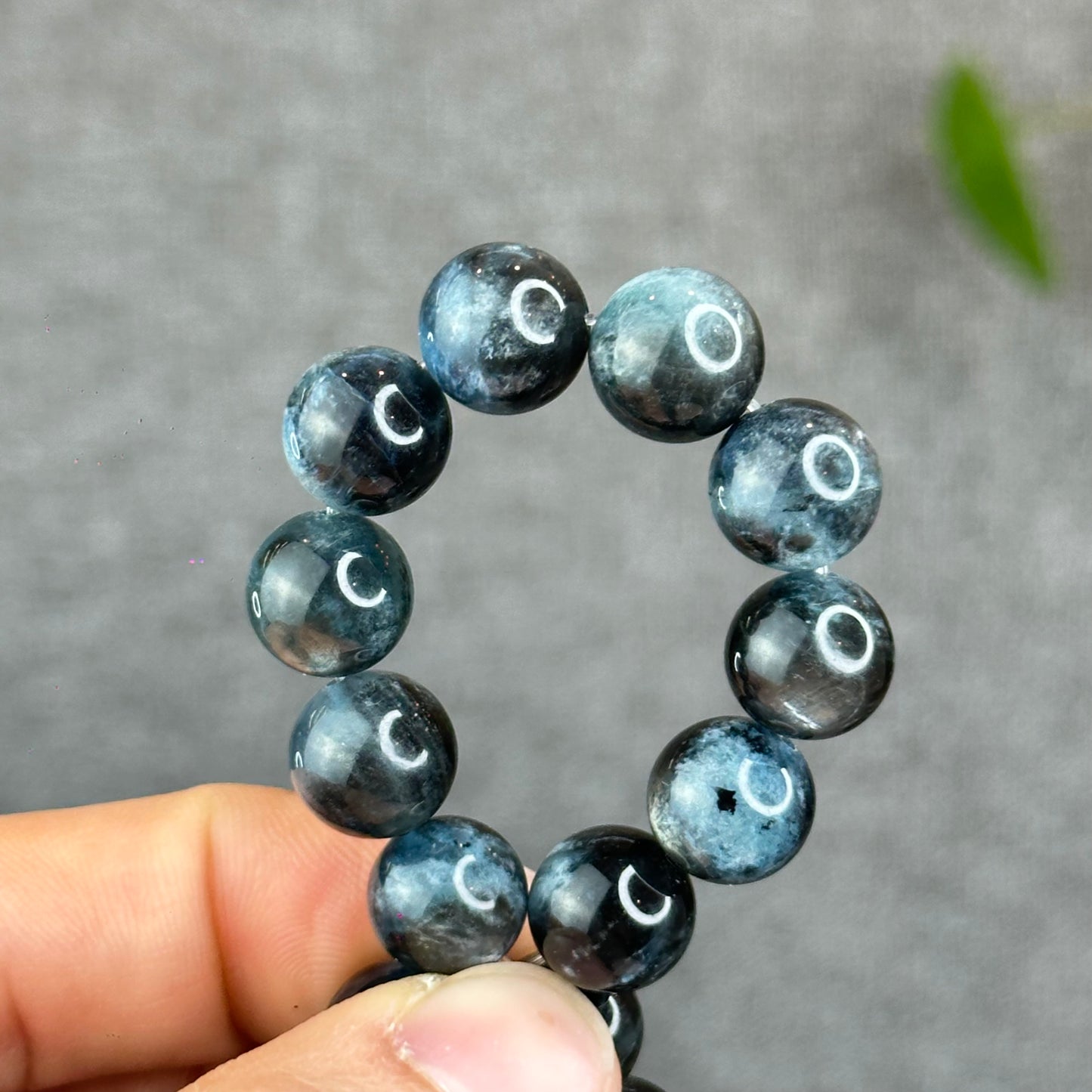 Natural Midnight Aquamarine VIP Bracelet Size 11 mm