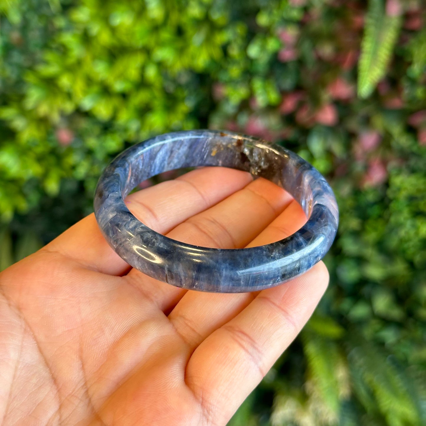 Natural Blue Kyanite VIP Banlge size 55 mm