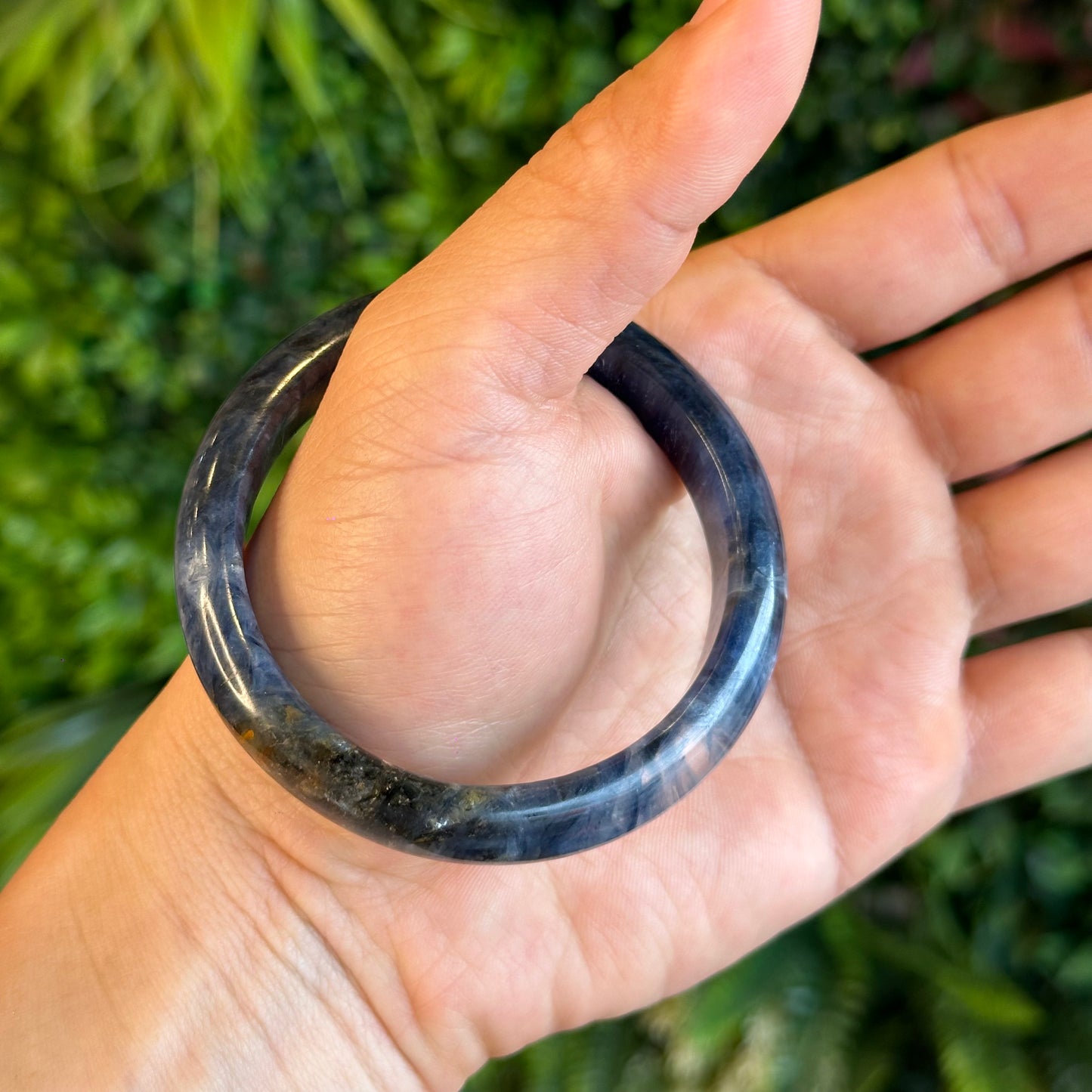 Natural Blue Kyanite VIP Banlge size 55 mm