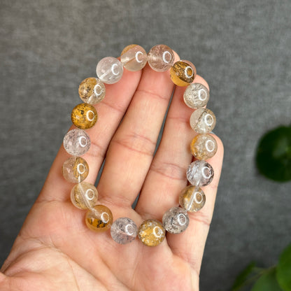 Dendritic Quartz Bracelet Size 11 mm