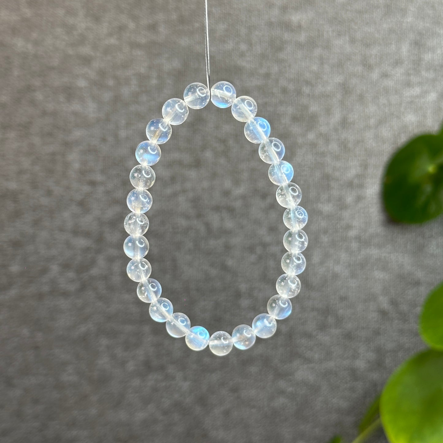 Blue Moonstone Bracelet Size 7 mm