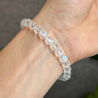 Blue Moonstone Bracelet Size 7 mm