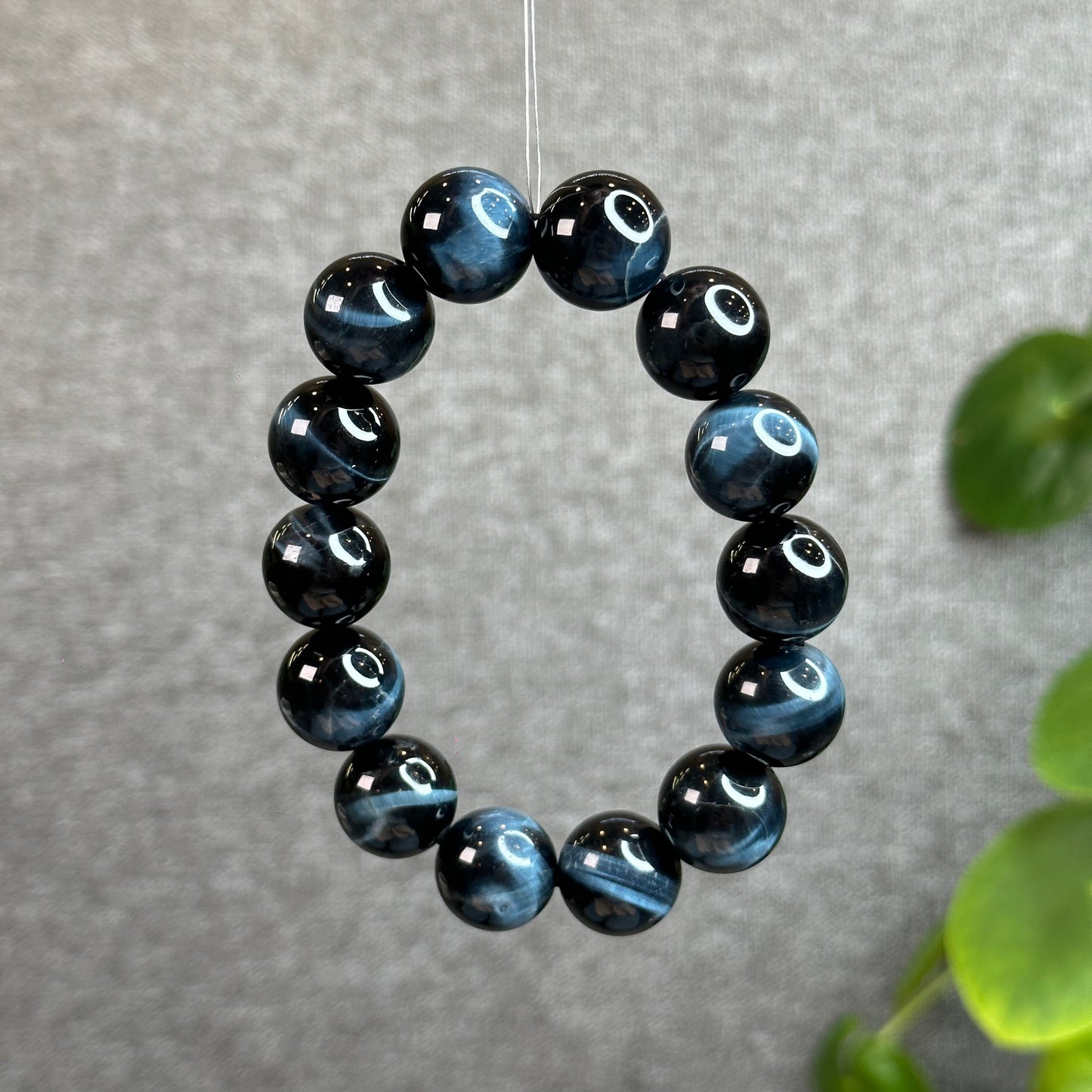 Blue Tiger Eye Bracelet Size 16 mm