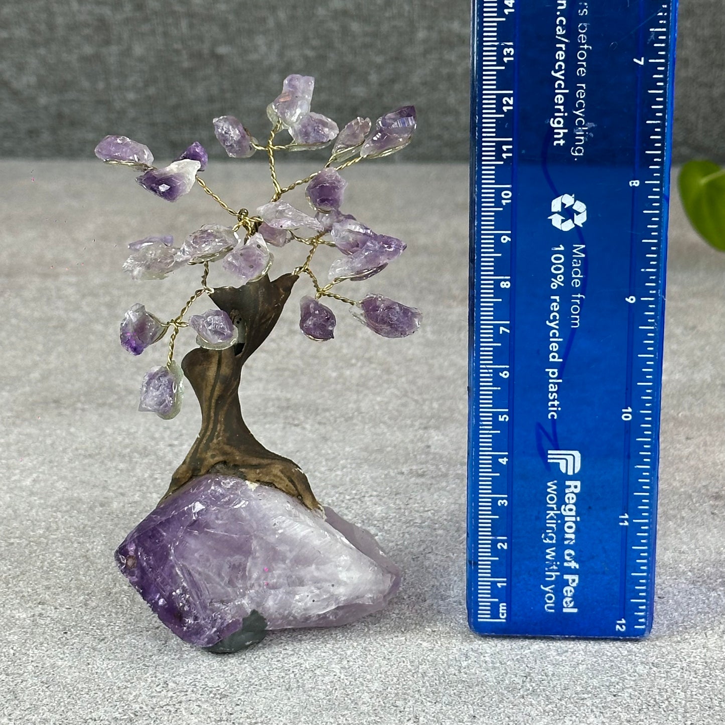 Natural Amethyst Bonsai Tree with Amethyst Base