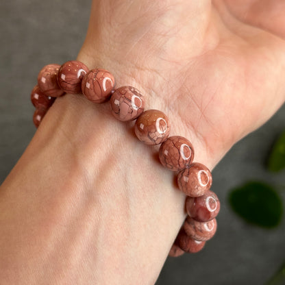 Alashan Agate Bracelet Size 10.5 mm