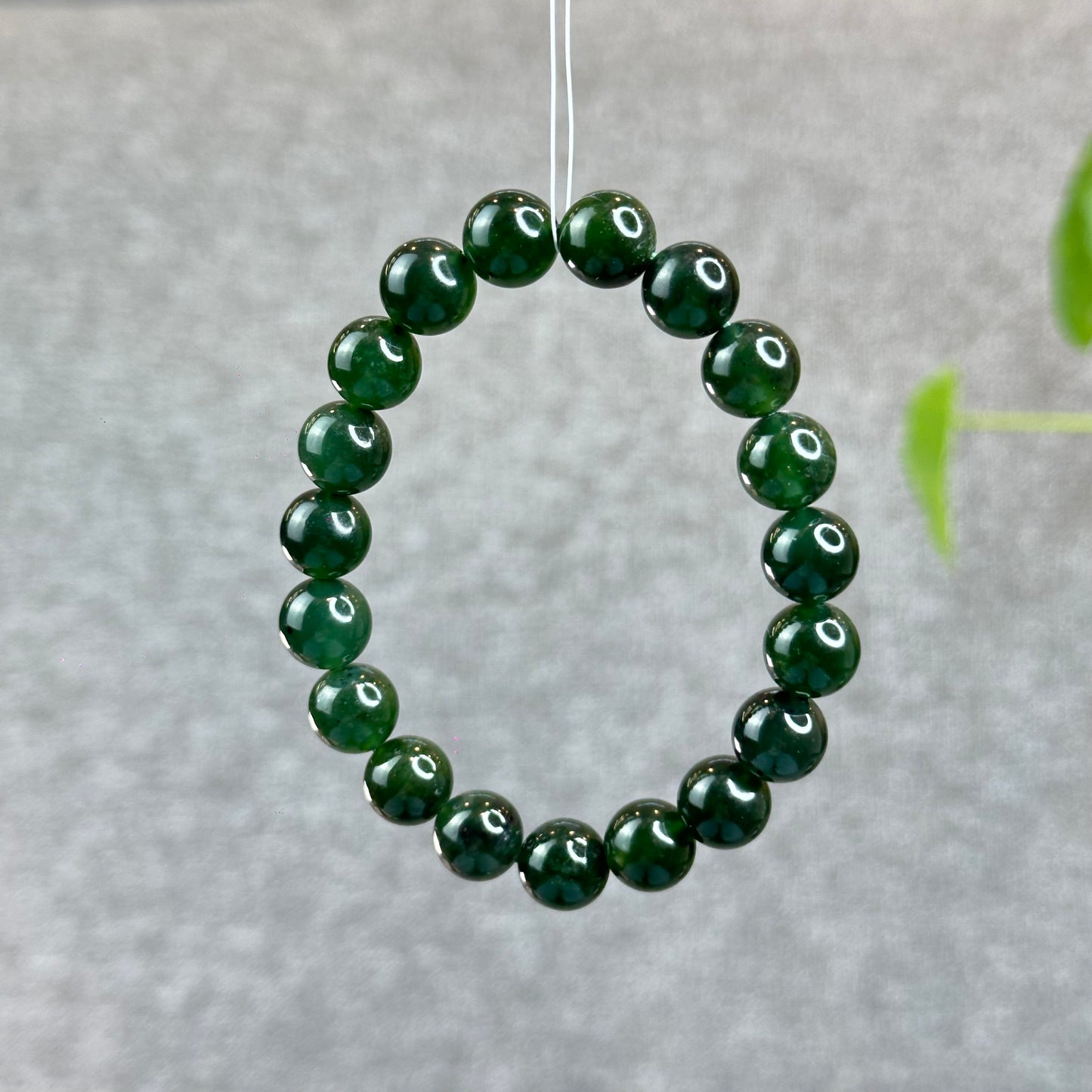 Natural Antigoirte Green Serpentine Bracelet Size 10 mm