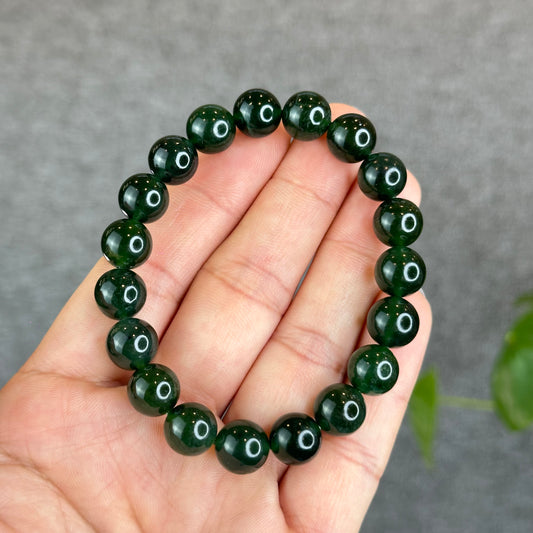 Bracelet Antigorite Vert Taille 12 mm