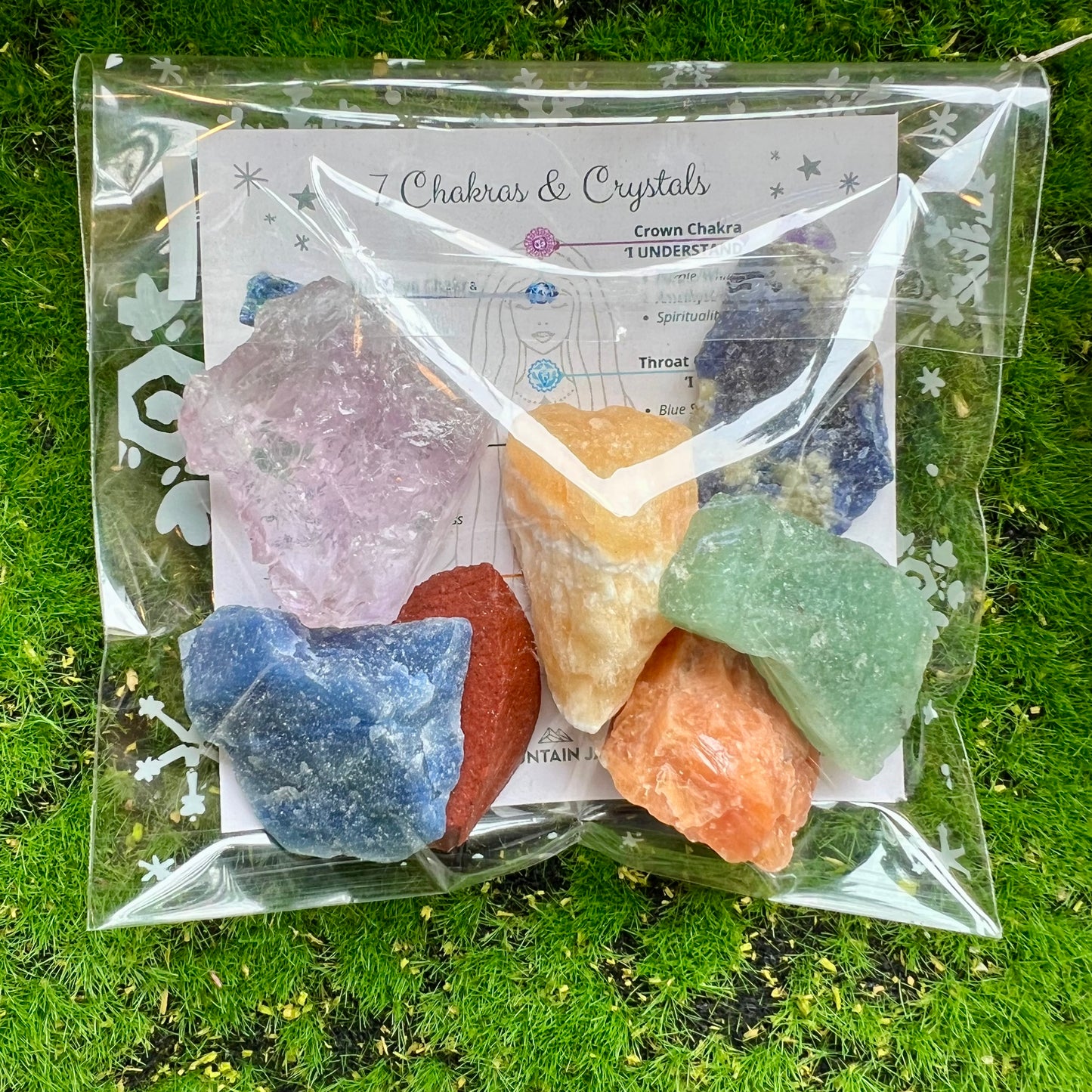 7 Chakra Natural Stone Pouch