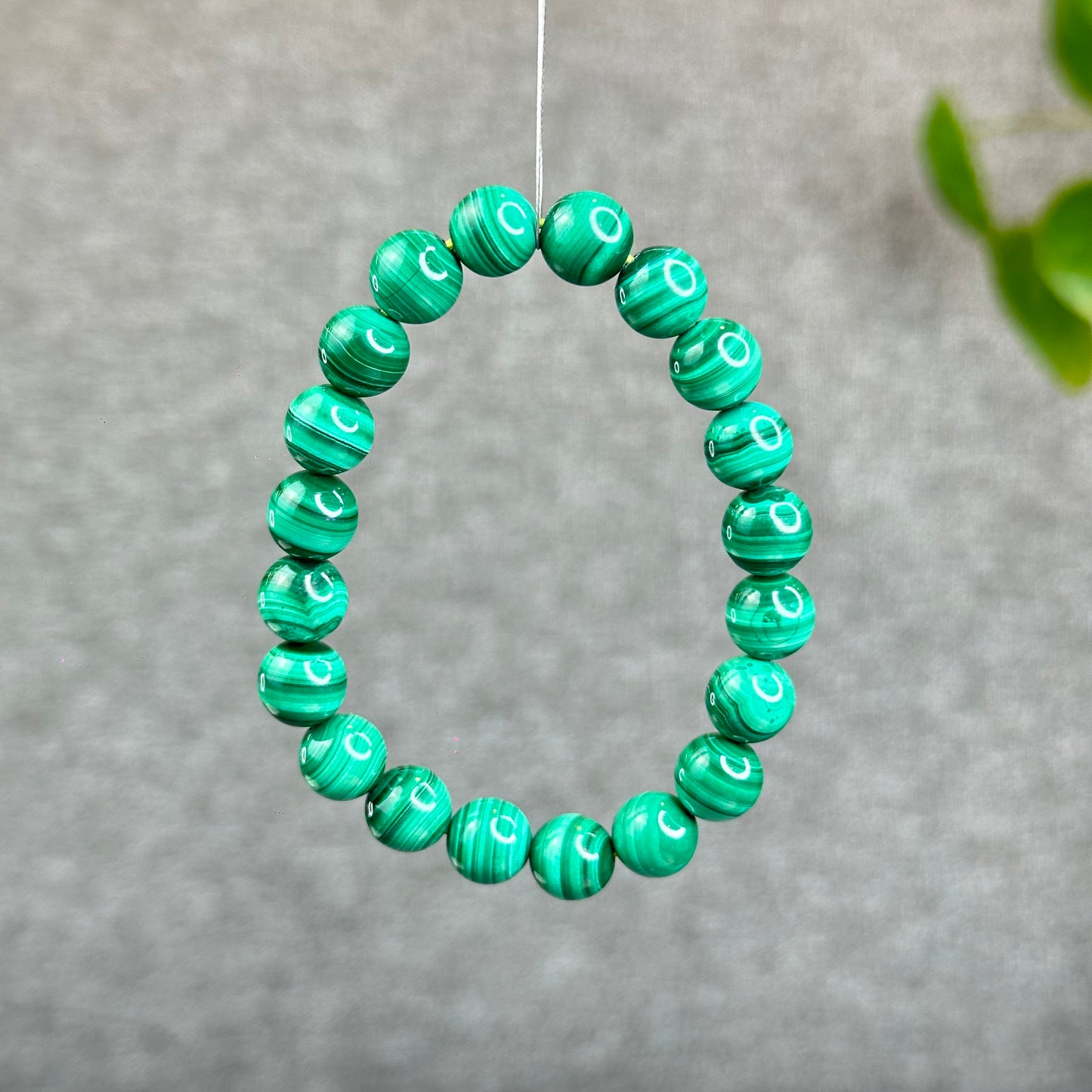 Natural Malachite Bracelet Size 8-9 mm
