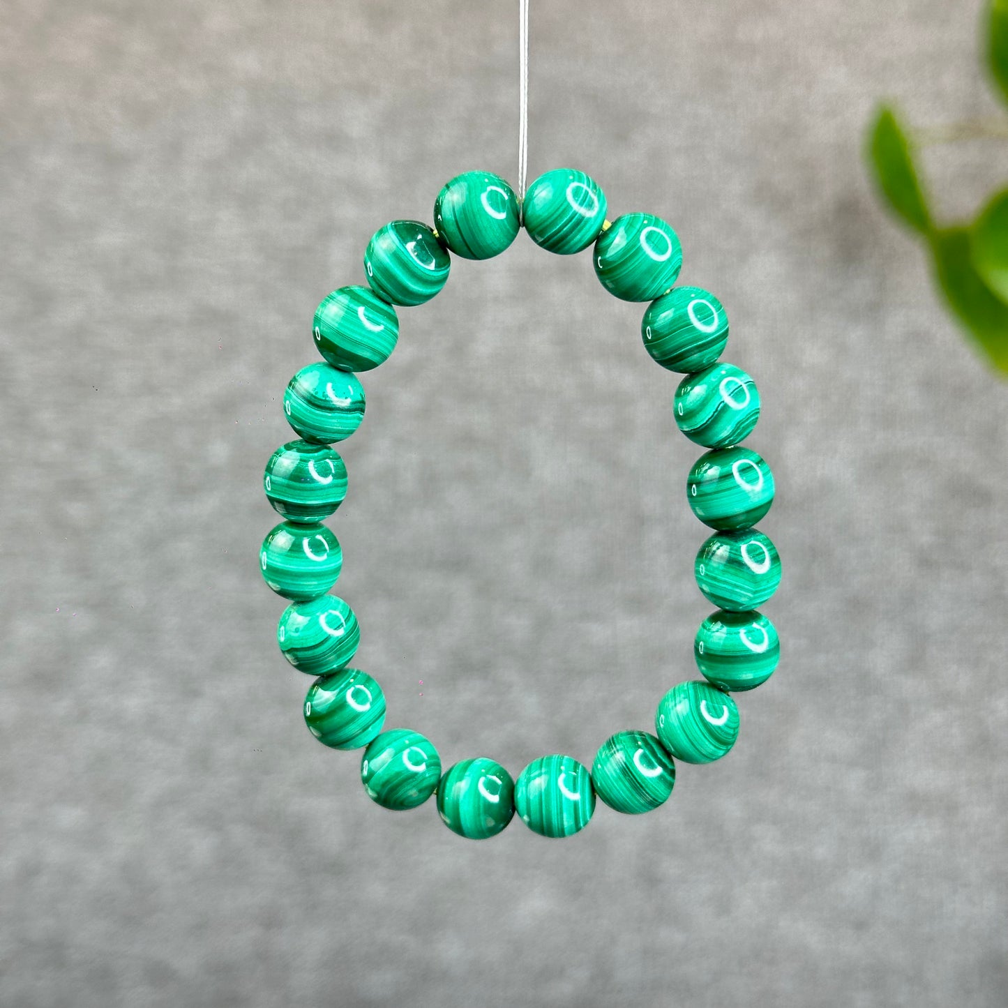 Natural Malachite Bracelet Size 8-9 mm