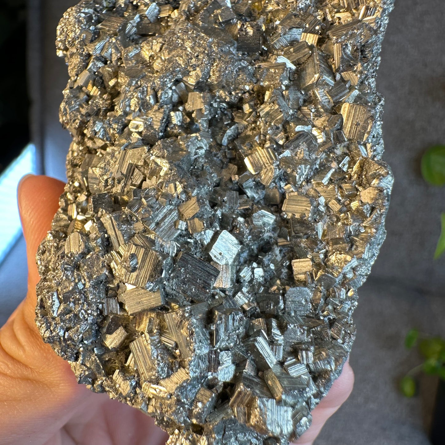 Natural Raw Pyrite Cluster