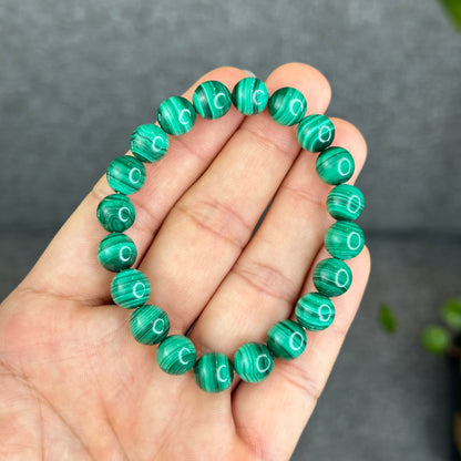 Natural Malachite Bracelet Size 8-9 mm