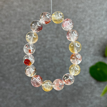 Koi Fish Quartz Bracelet Size 13 mm with Gem Review Certificate