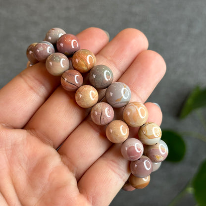 Natural Alashan Agate Bracelet Size 11 mm