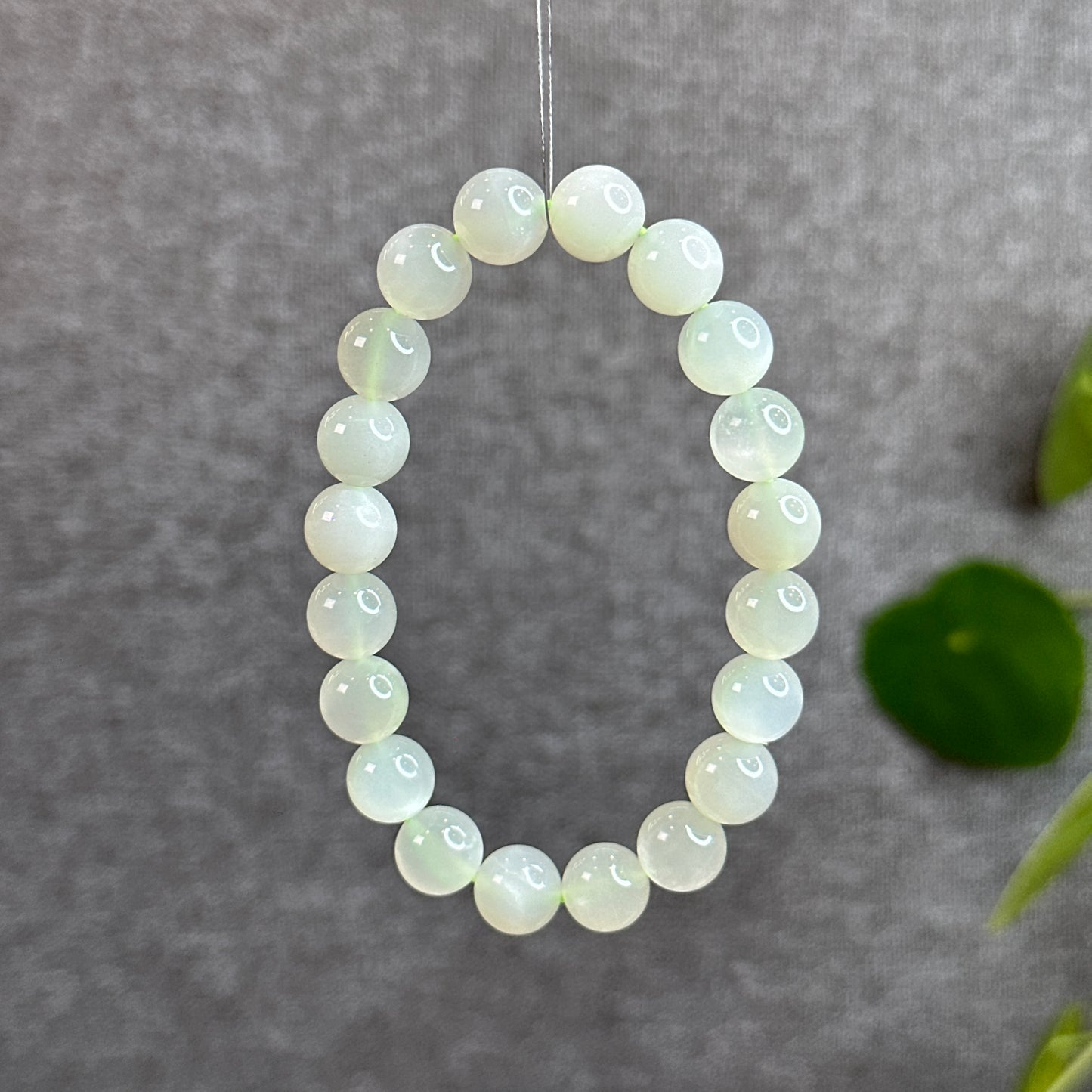 Green Moonstone Bracelet Size 10 mm