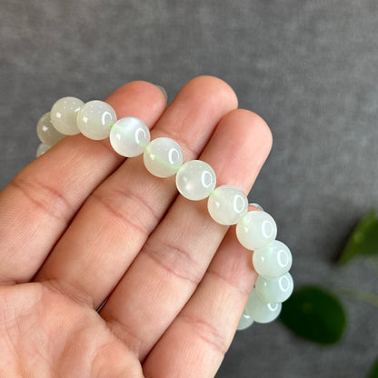 Green Moonstone Bracelet Size 10 mm