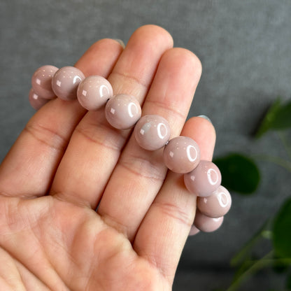 Pink Alashan Agate Bracelet Size 12-12.5 mm