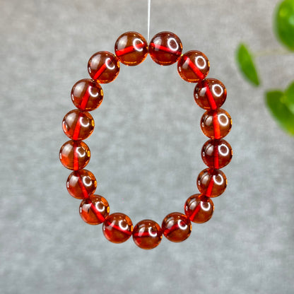 Natural Blood Amber Bracelet Size 11.3 mm