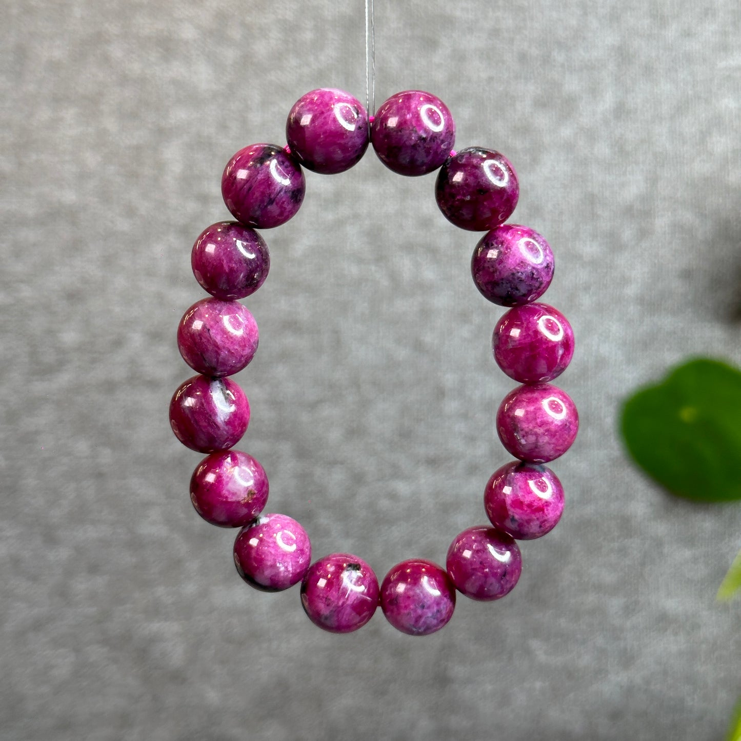 Natural Ruby Bracelet Size 12-13 mm