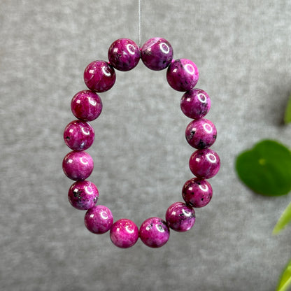 Natural Ruby Bracelet Size 12-13 mm