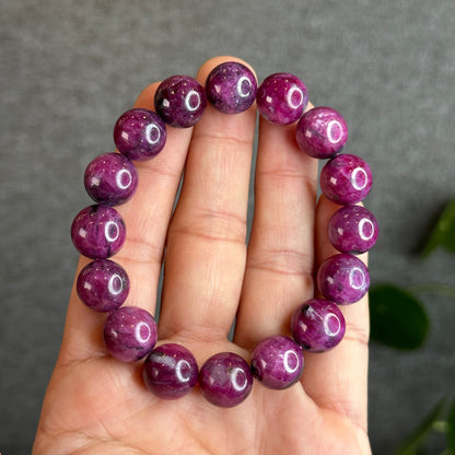 Natural Ruby Bracelet Size 12-13 mm