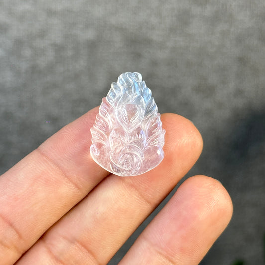 Nine Tailed Fox Moonstone Pendant