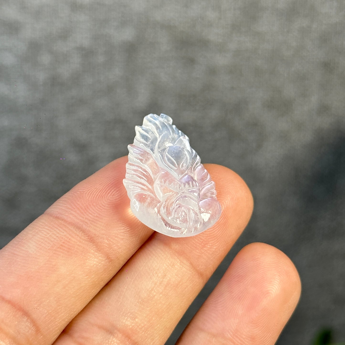 Nine Tailed Fox Moonstone Pendant