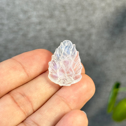 Nine Tailed Fox Moonstone Pendant