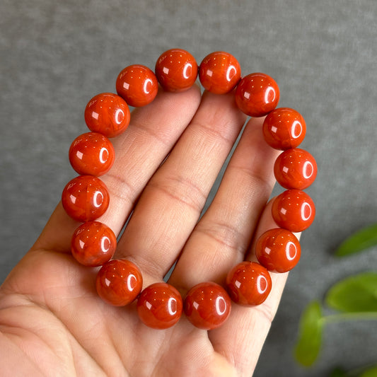 Nanhong Agate Bracelet Size 13 mm