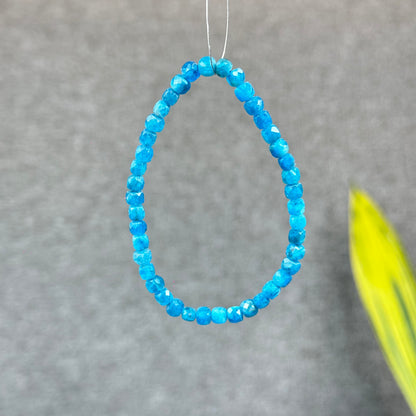Natural Faceted Apatite Bracelet Size 4.3 mm