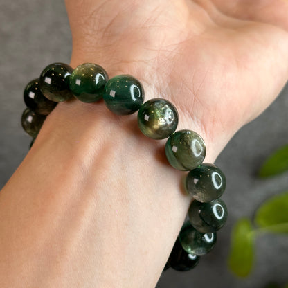 Green Lepidolite Bracelet Size 12.5 mm